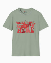 Acceptance Grows Here Groovy-Sage-Neurodiversity, ADHD & Autism Awareness & Acceptance T-Shirt by Daily Bloom
