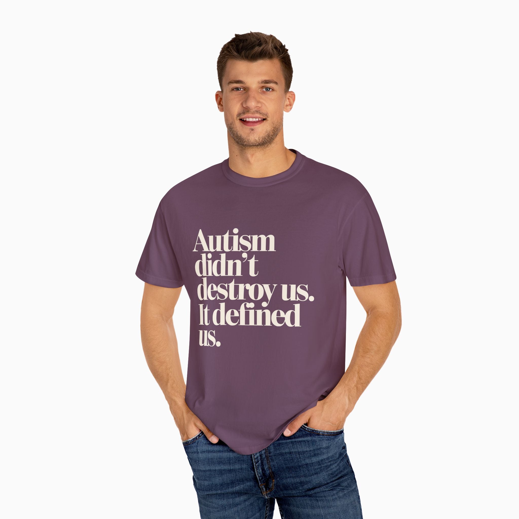 Autism Didn't Destroy Us Comfort Colors Tee