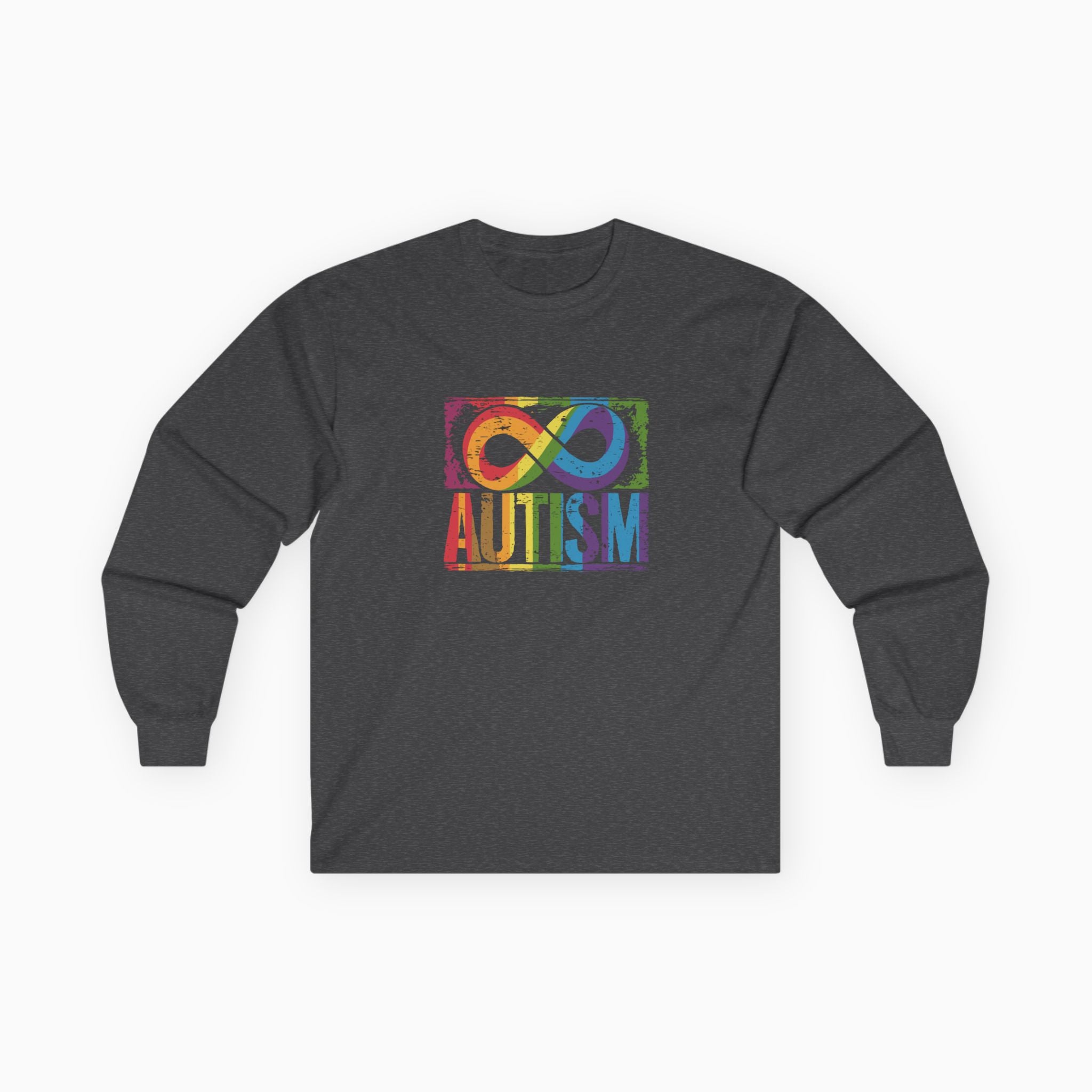 Autism Grunge Infinity Rainbow Long Sleeve T-Shirt