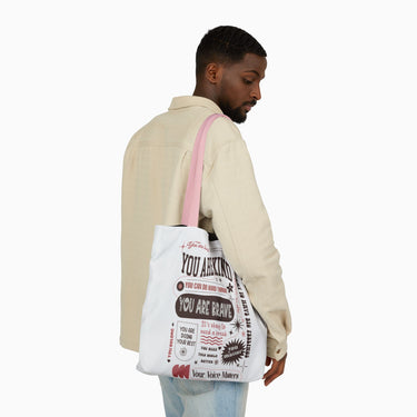 Autism Accessories - Affirmations Canvas Tote Bag - Daily Bloom