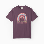 Life Happens Visuals Helps Comfort Colors Tee