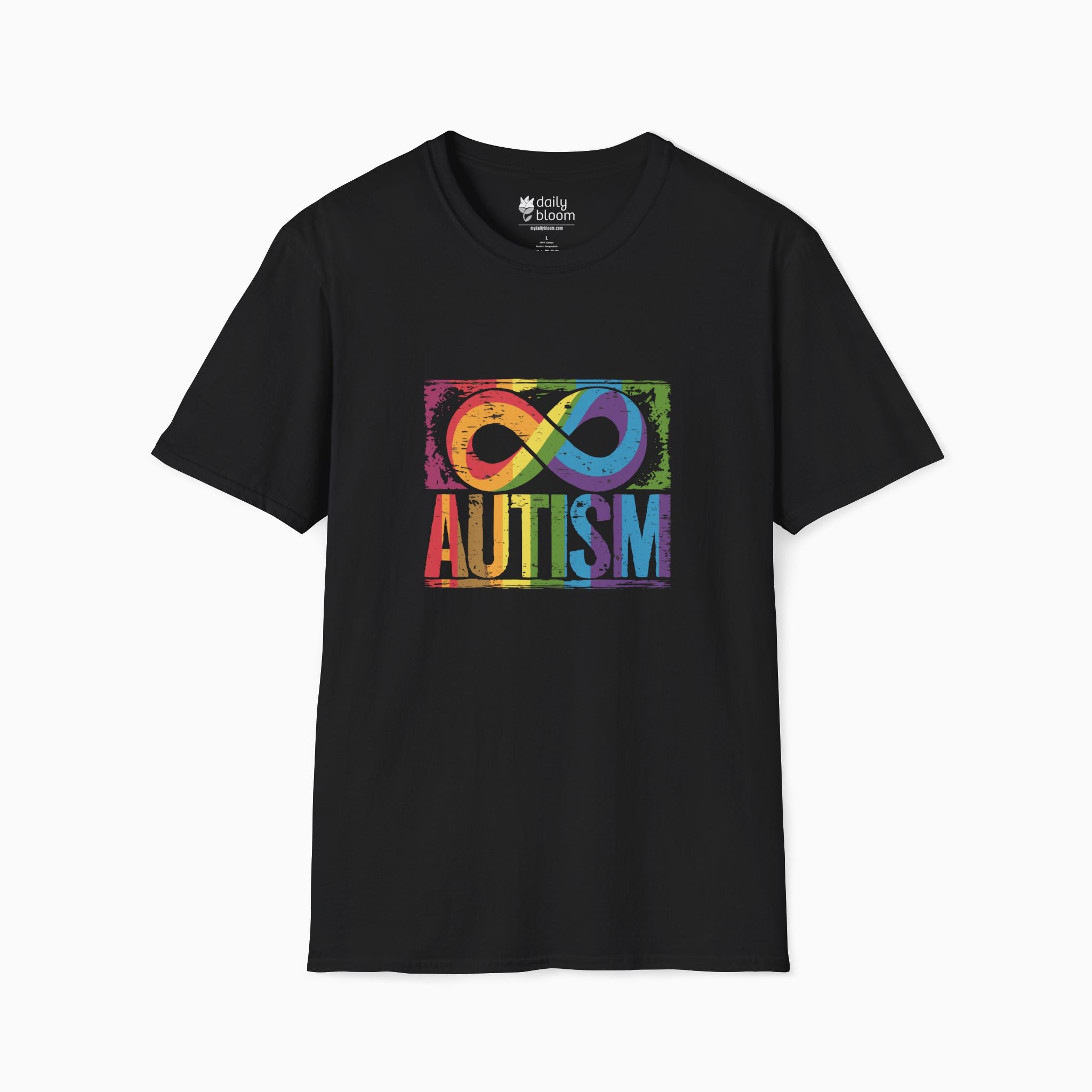 Autism Grunge Infinity Rainbow Tee