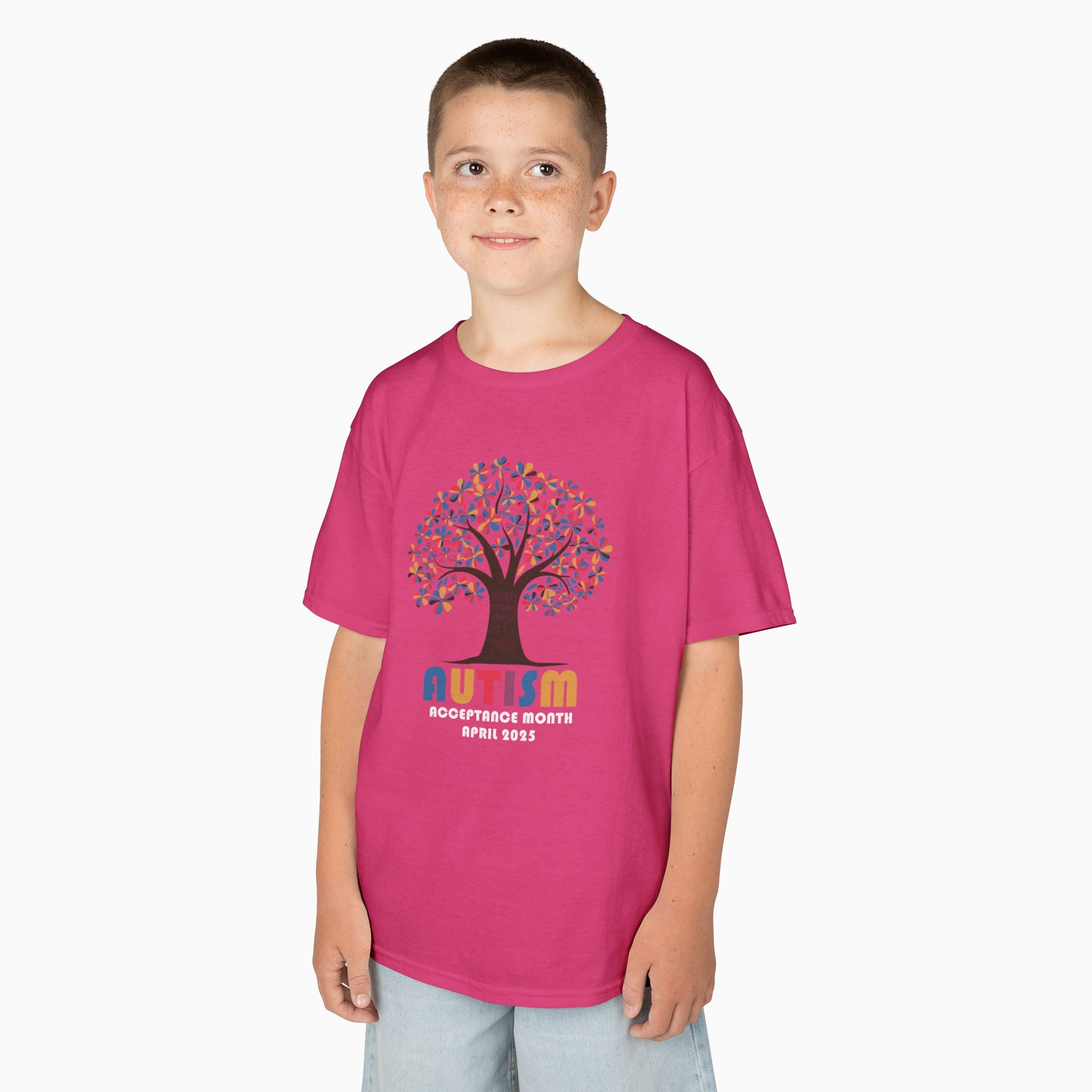 Autism Awareness 2025 - Tree of Acceptance Youth T-Shirt