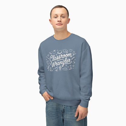 Classroom Wrangler Comfort Colors Lightweight Sweatshirt