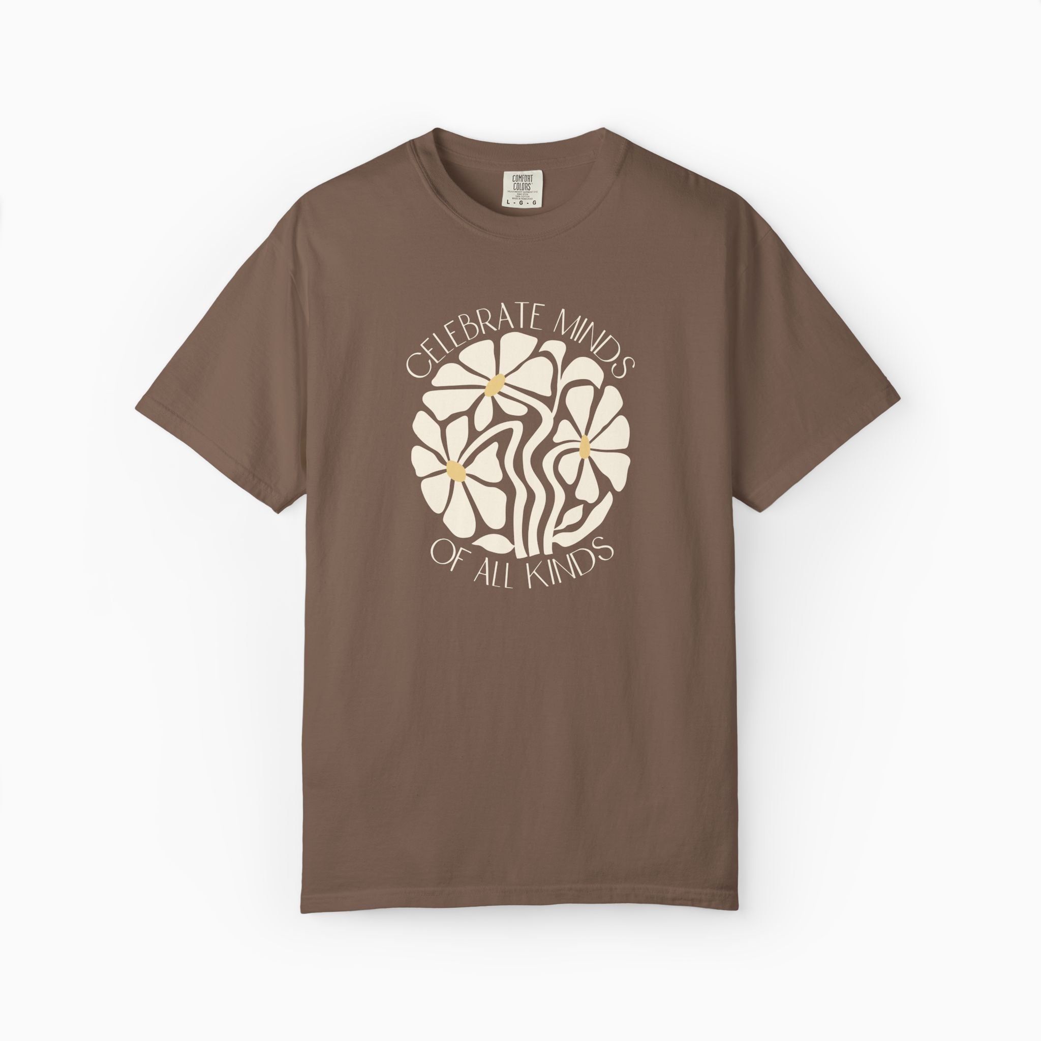 Celebrate Minds of All Kinds Comfort Colors Tee