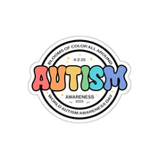 Autism Acceptance 2025 - Blooms of Color All Around Sticker