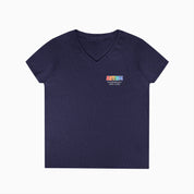 Autism Awareness 2025 - Blooms of Color All Around Ladies V-Neck T-Shirt