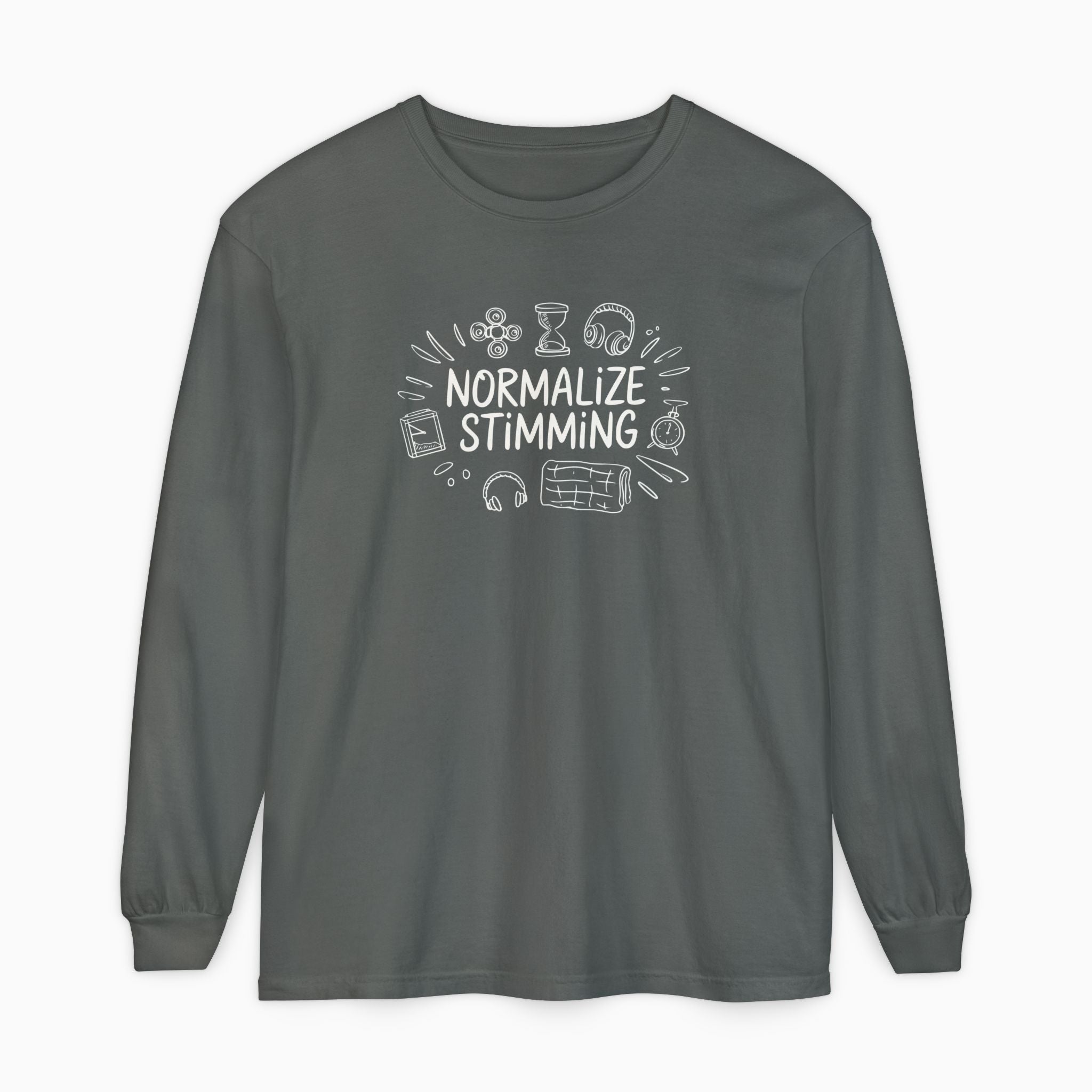 Normalize Stimming Comfort Colors Long Sleeve T-Shirt