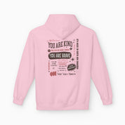 Together We Bloom Tag Free Hoodie