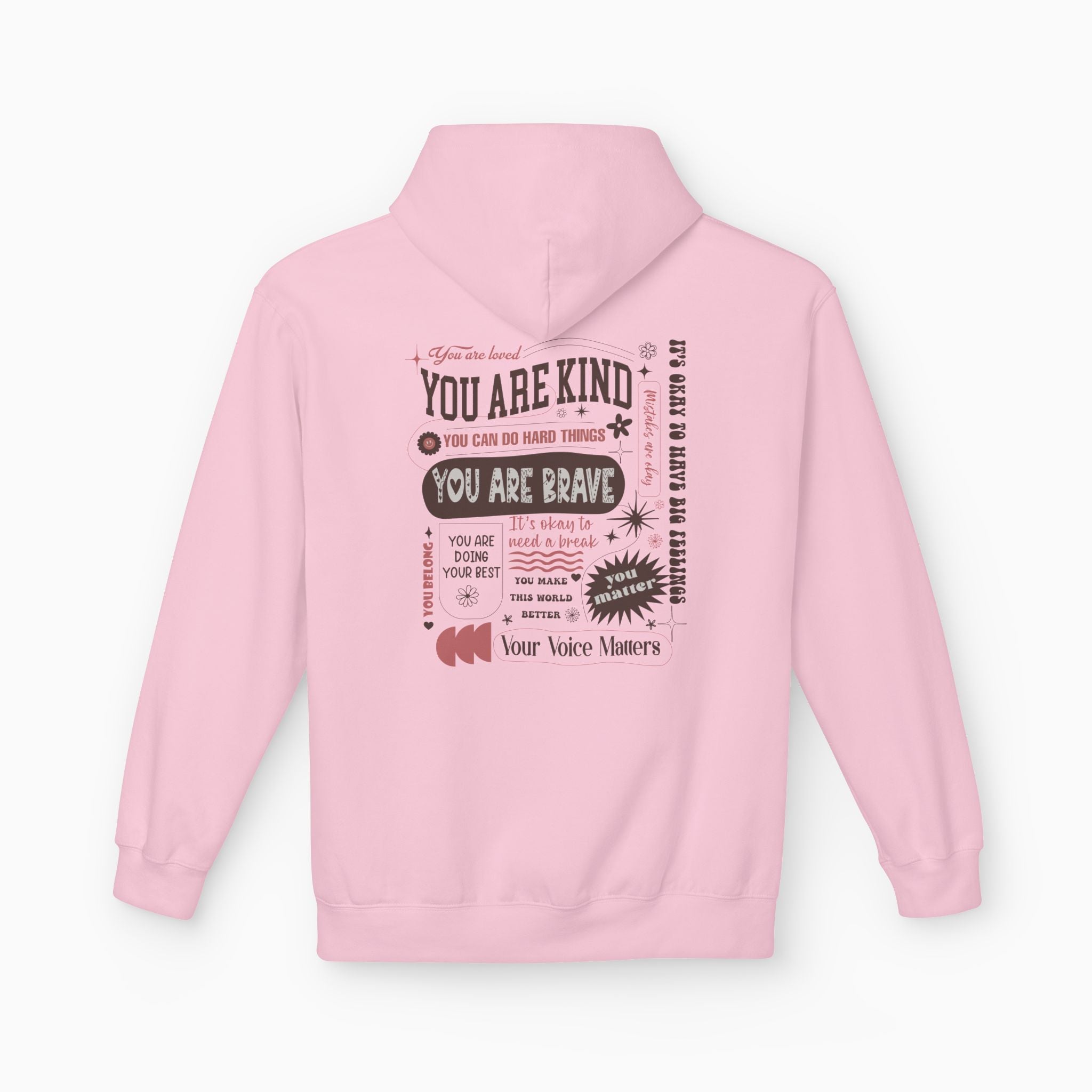 Together We Bloom Tag Free Hoodie