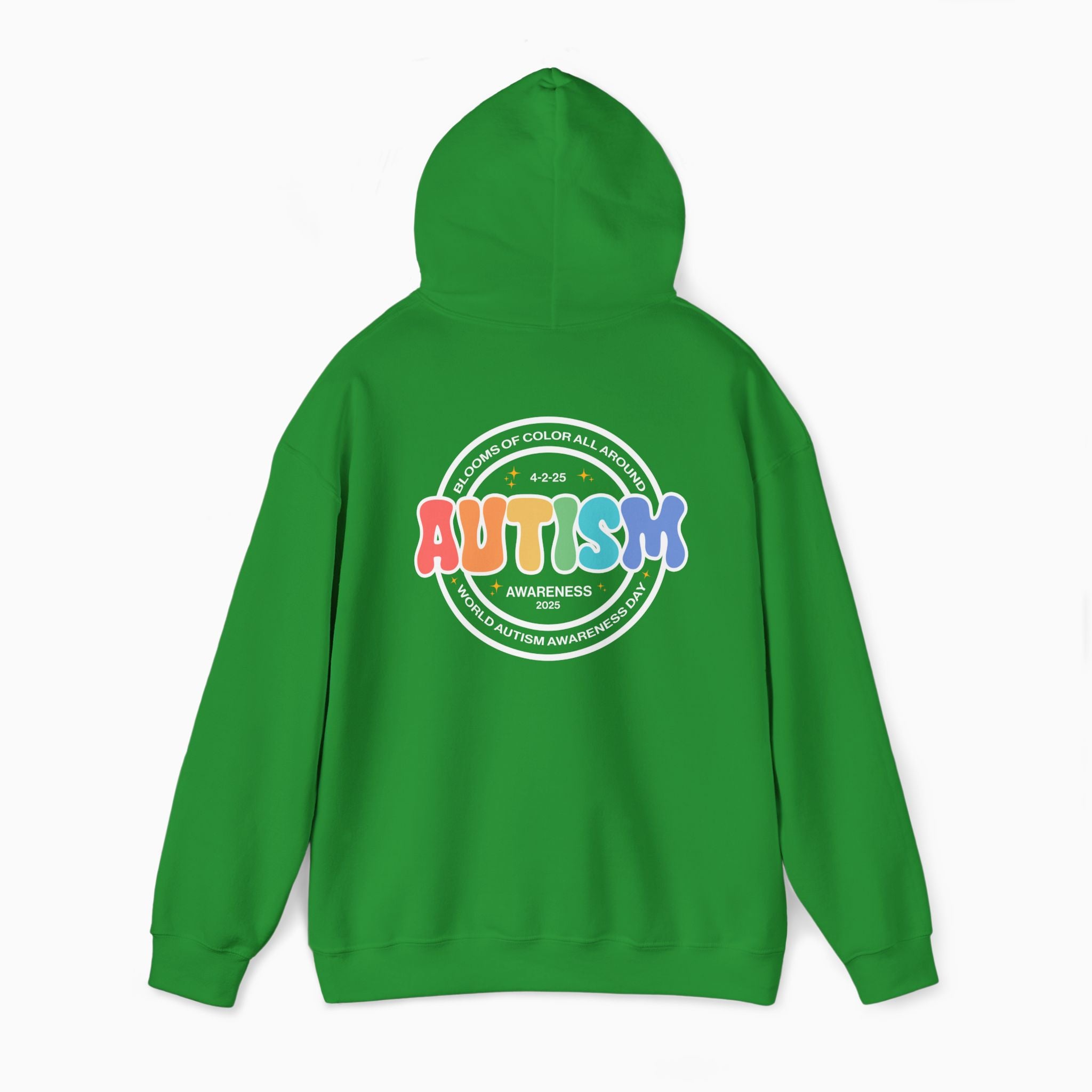 Autism Awareness 2025 - Blooms of Color All Around Hoodie