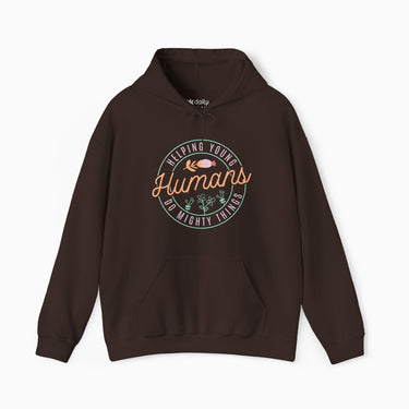 Autism Hoodie - Helping Young Humans Do Mighty Things Hoodie - Daily Bloom