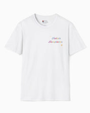Advocate Support Empower Include Tee w/ Back Print-White-Neurodiversity, ADHD & Autism Awareness & Acceptance T-Shirt by Daily Bloom
