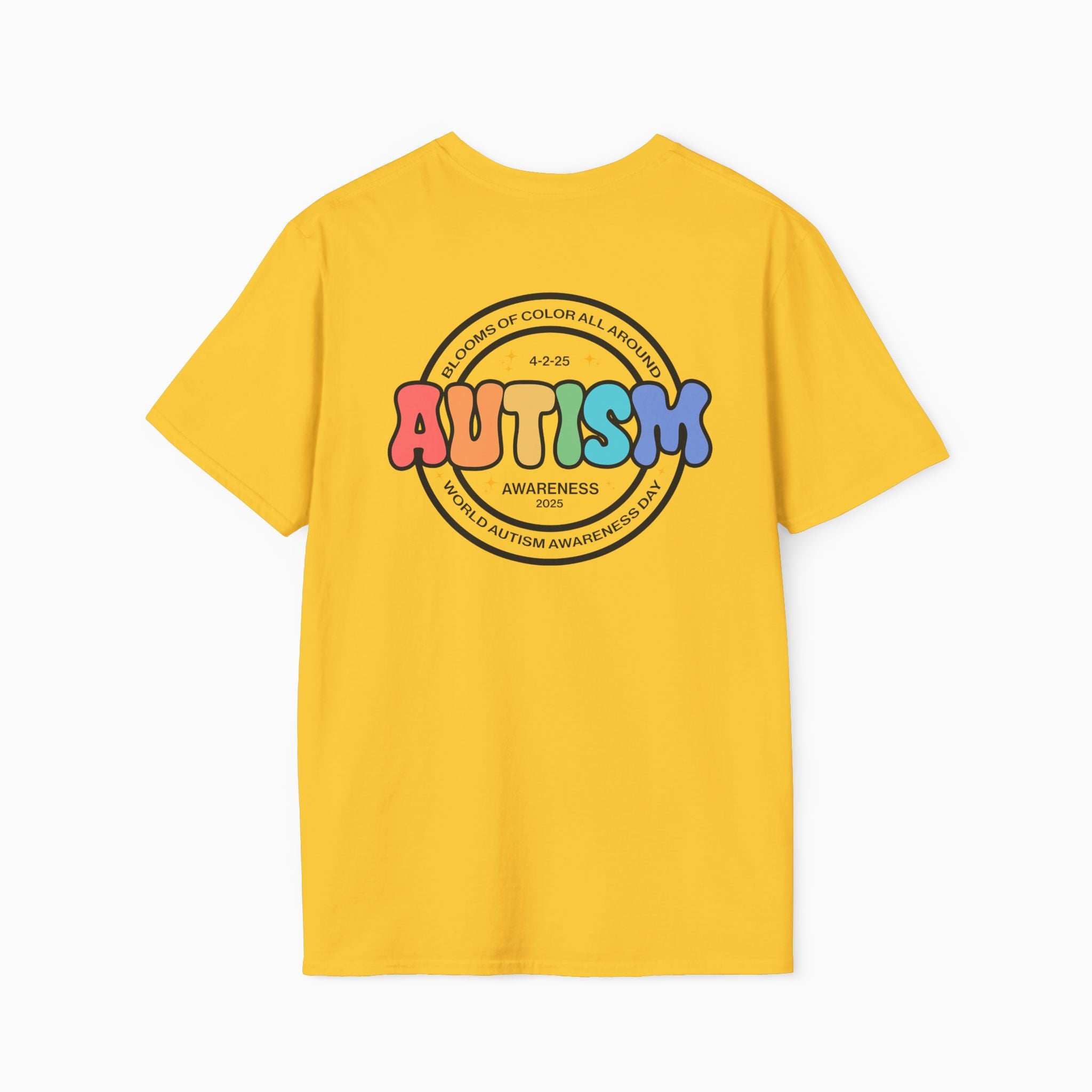Autism Awareness 2025 - Blooms of Color All Around T-Shirt
