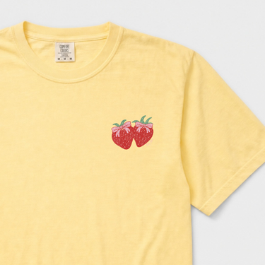 The Hard Days Make the Good Ones Sweeter Comfort Colors Tee Butter t-shirt, design close-up