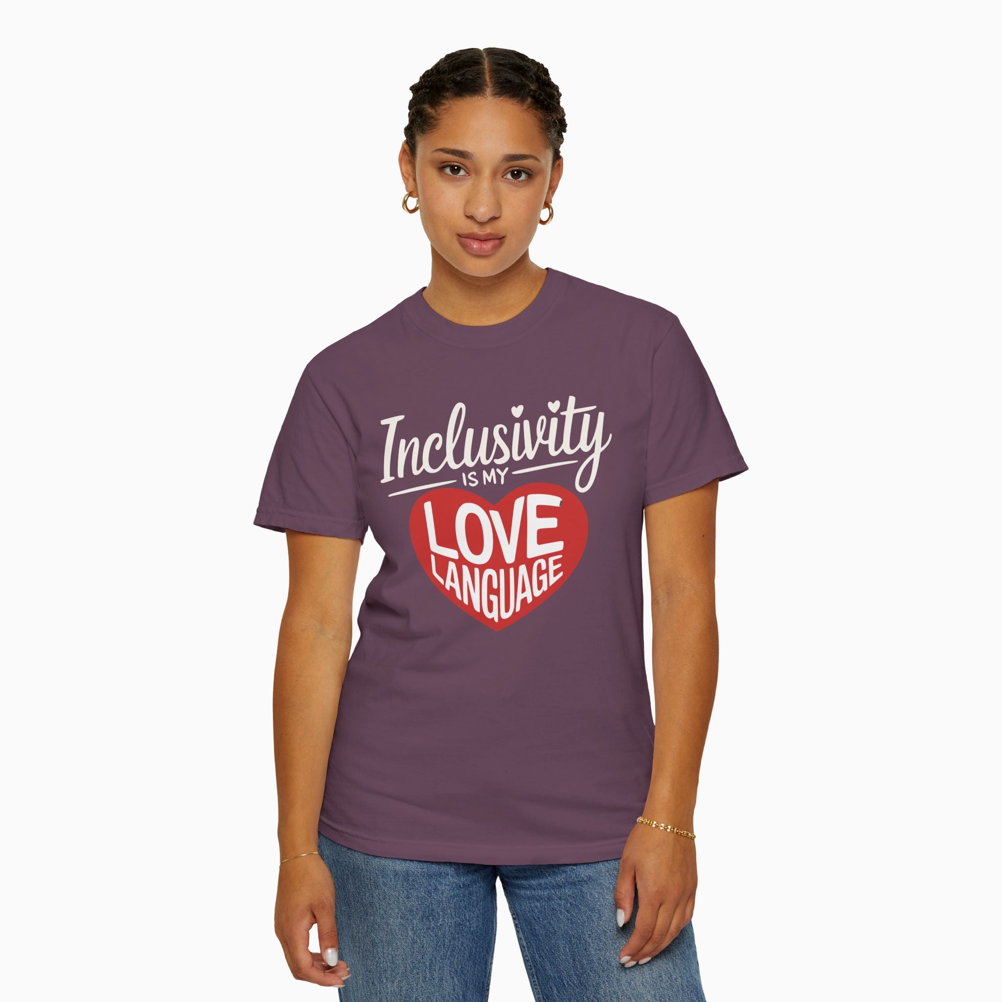 Inclusivity is my Love Language Comfort Colors Tee