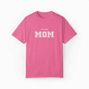 Autism Mom College Comfort Colors Tee