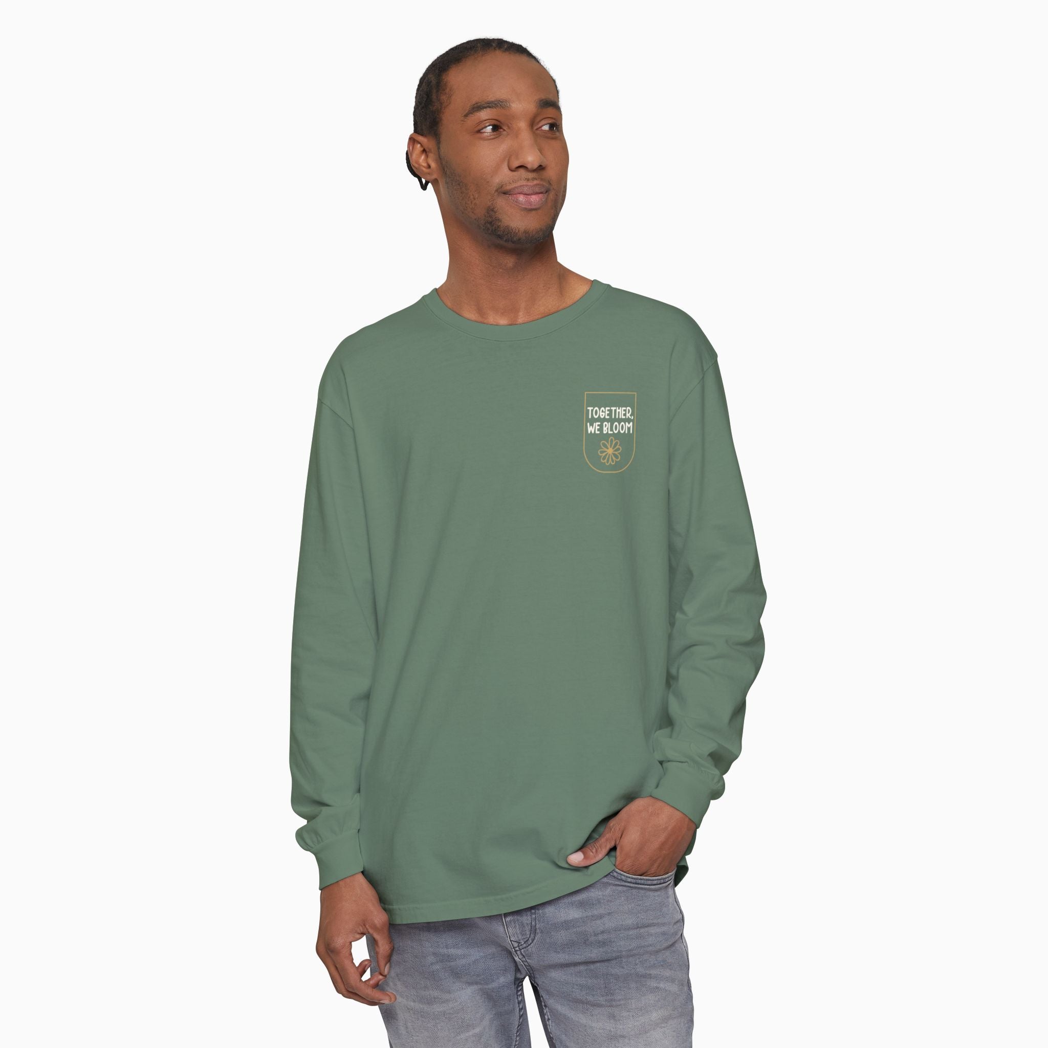 Together We Bloom Comfort Colors Long Sleeve T-Shirt