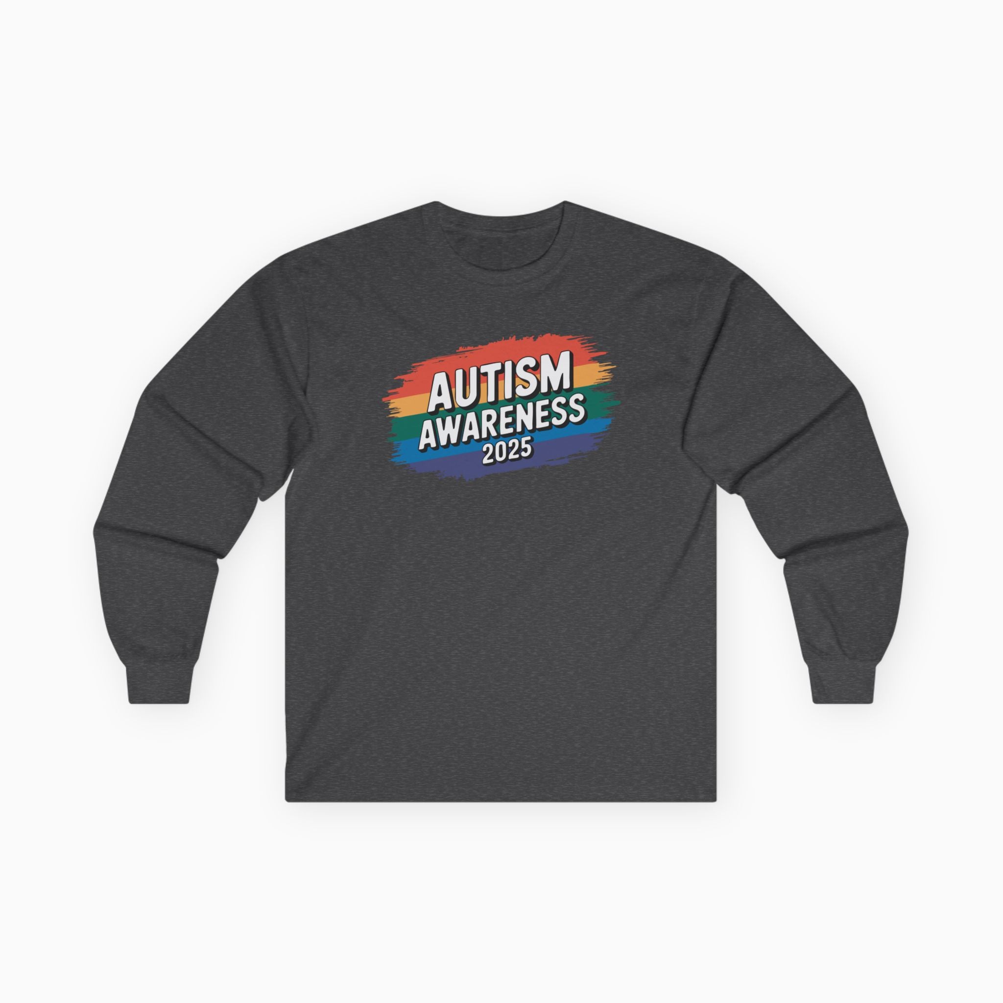 Autism Awareness 2025 - Brushstrokes of Awareness Long Sleeve Tee