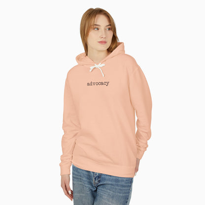 Advocacy Statement Comfort Colors Lightweight Hoodie