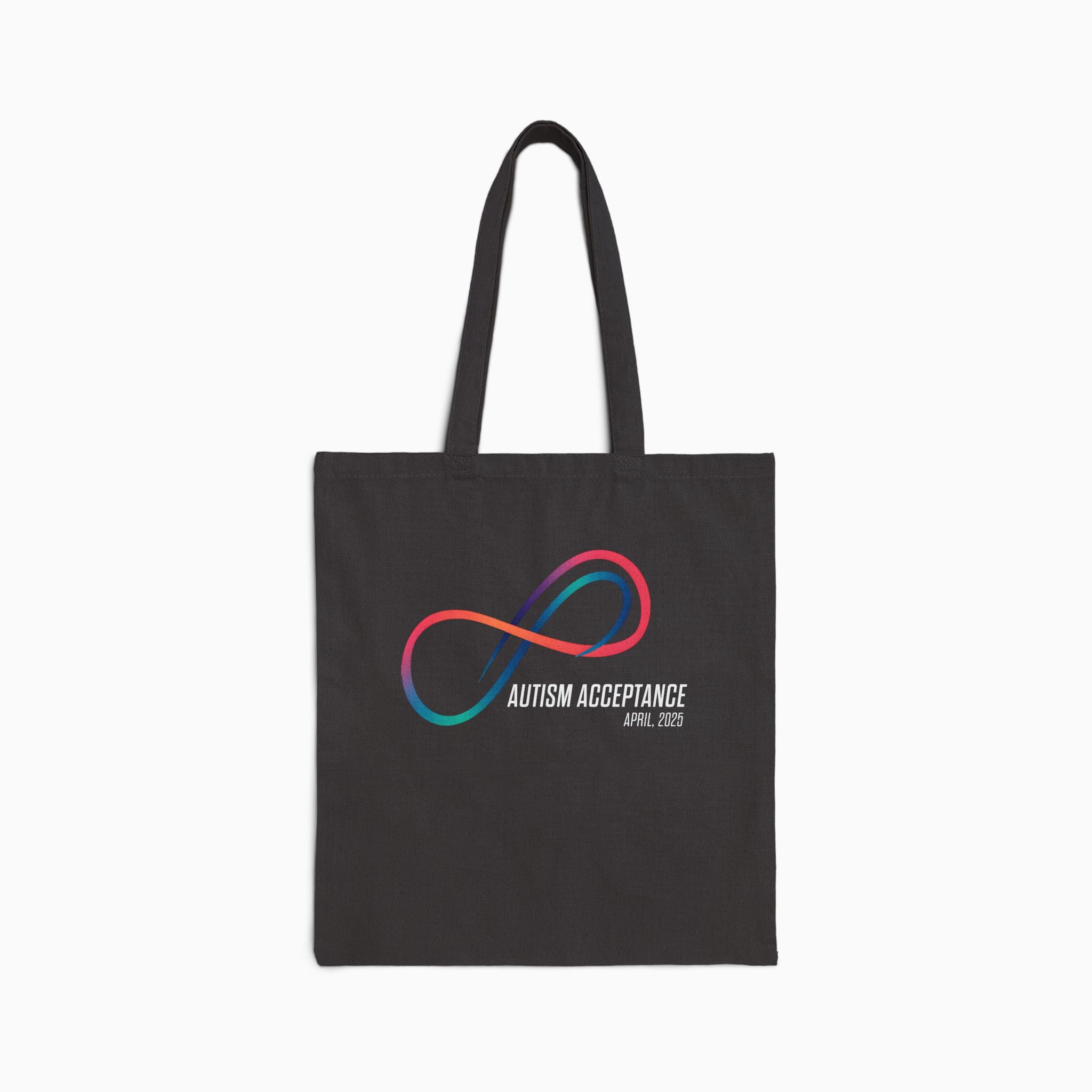 Autism Awareness 2025 - Loop of Acceptance Canvas Tote Bag