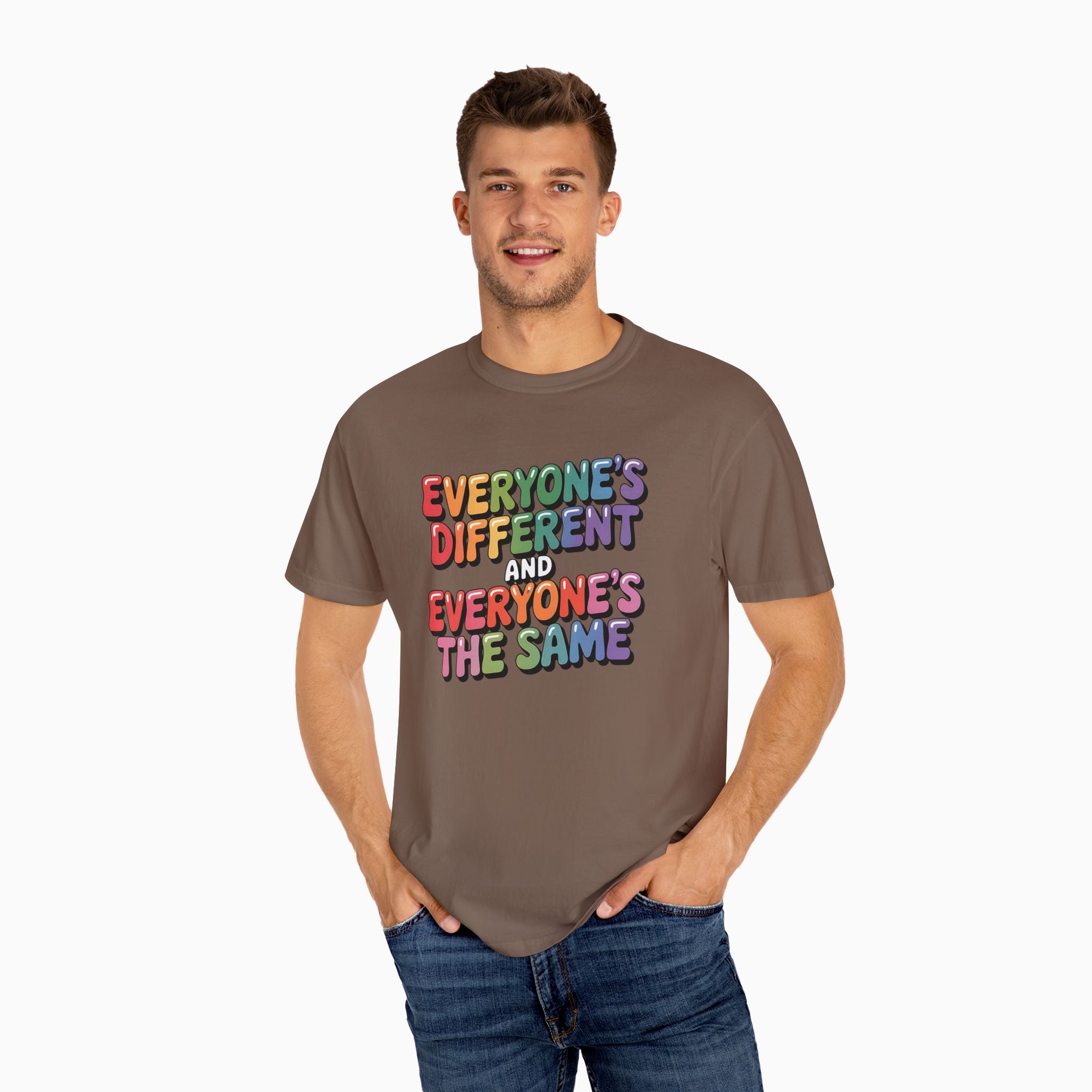 Everyone's Different and Everyone's the Same Comfort Colors Tee