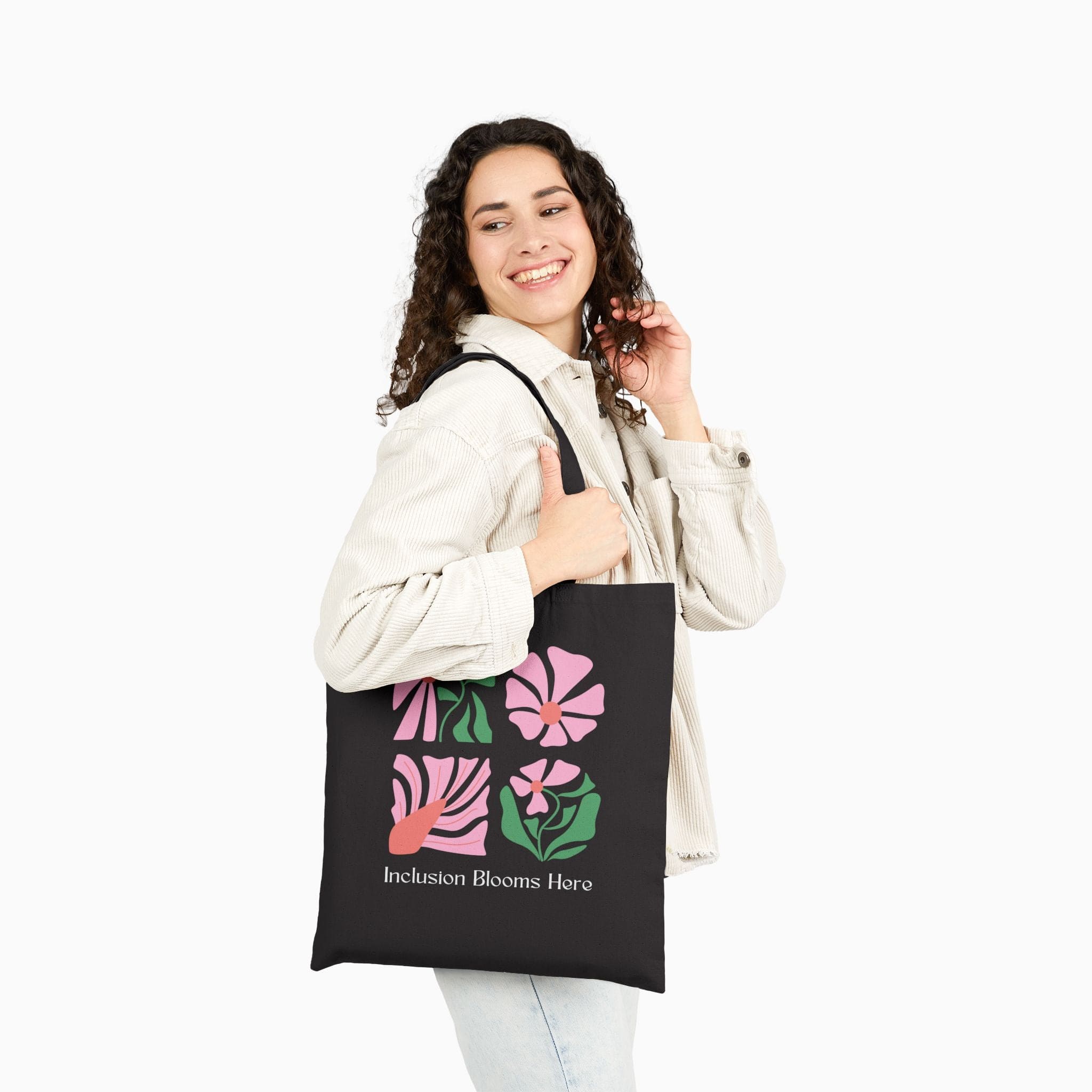 Inclusion Blooms Here Tote Bag