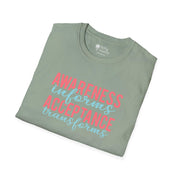 Awareness Informs Acceptance Transforms Tee-Neurodiversity, ADHD & Autism Awareness & Acceptance T-Shirt by Daily Bloom