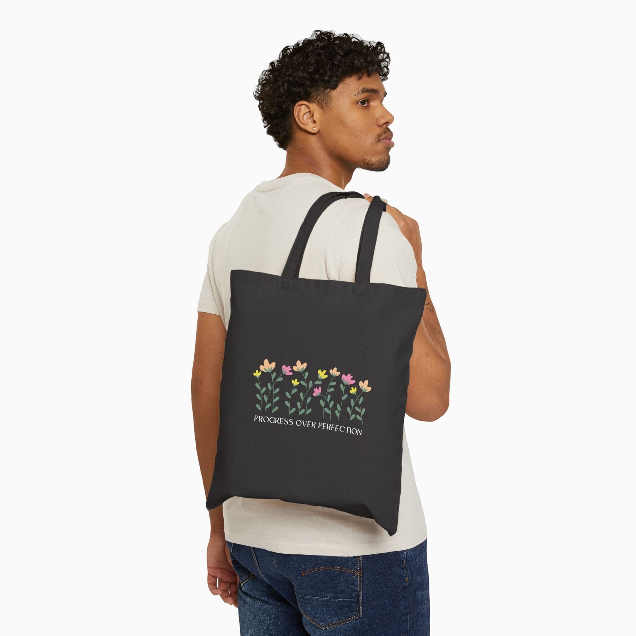 Progress over Perfection Tote Bag