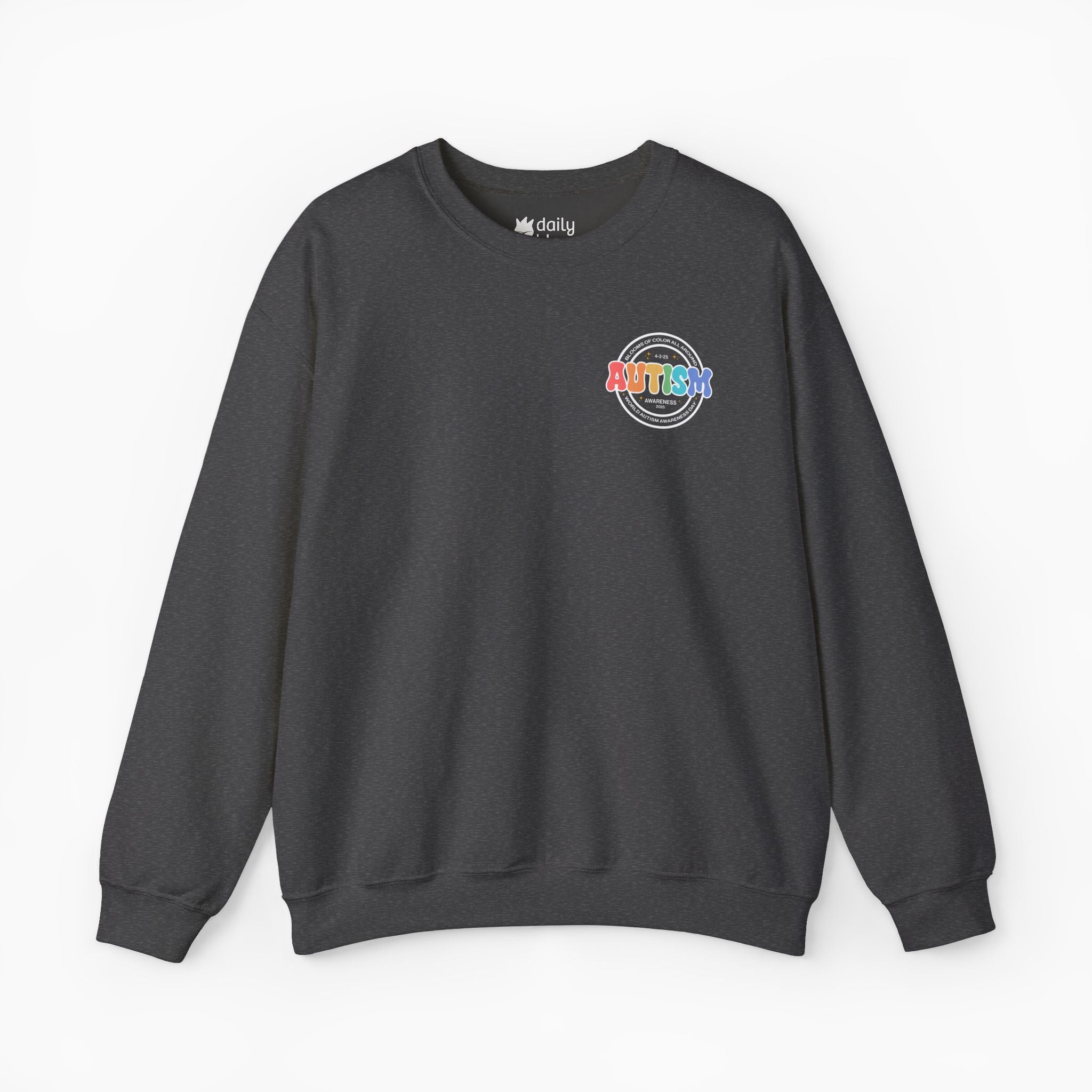 Autism Awareness 2025 - Blooms of Color All Around Sweatshirt