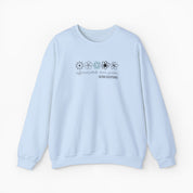 Different Petals Same Garden Flower Sketches Sweatshirt