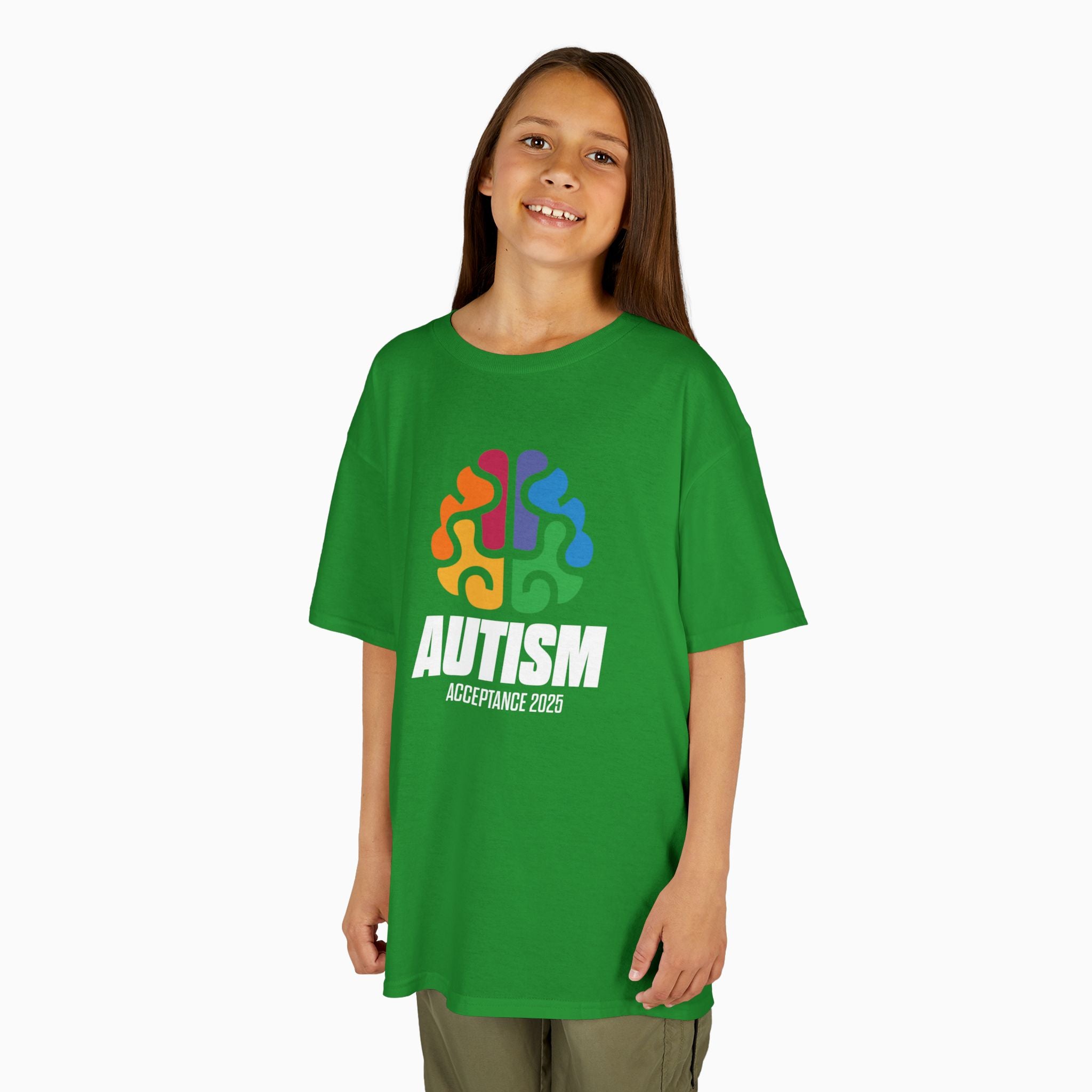 Autism Awareness 2025 - Brainbow Youth T-Shirt