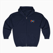 I Love Someone With Autism Zip Up Hoodie