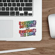 Everyone's Different and Everyone's the Same Sticker