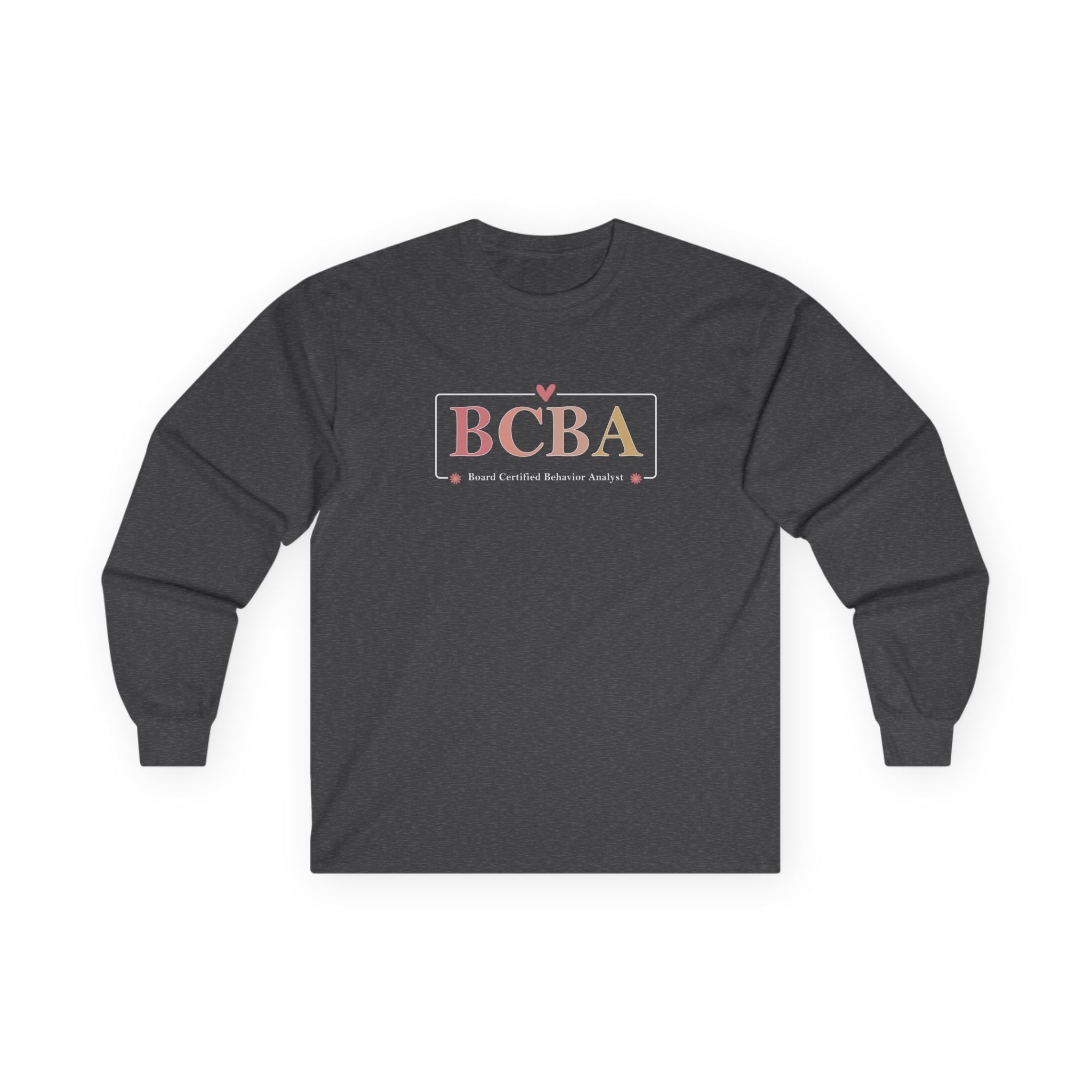 Autism Long - sleeve - BCBA Outline Long Sleeve T-Shirt - Daily Bloom