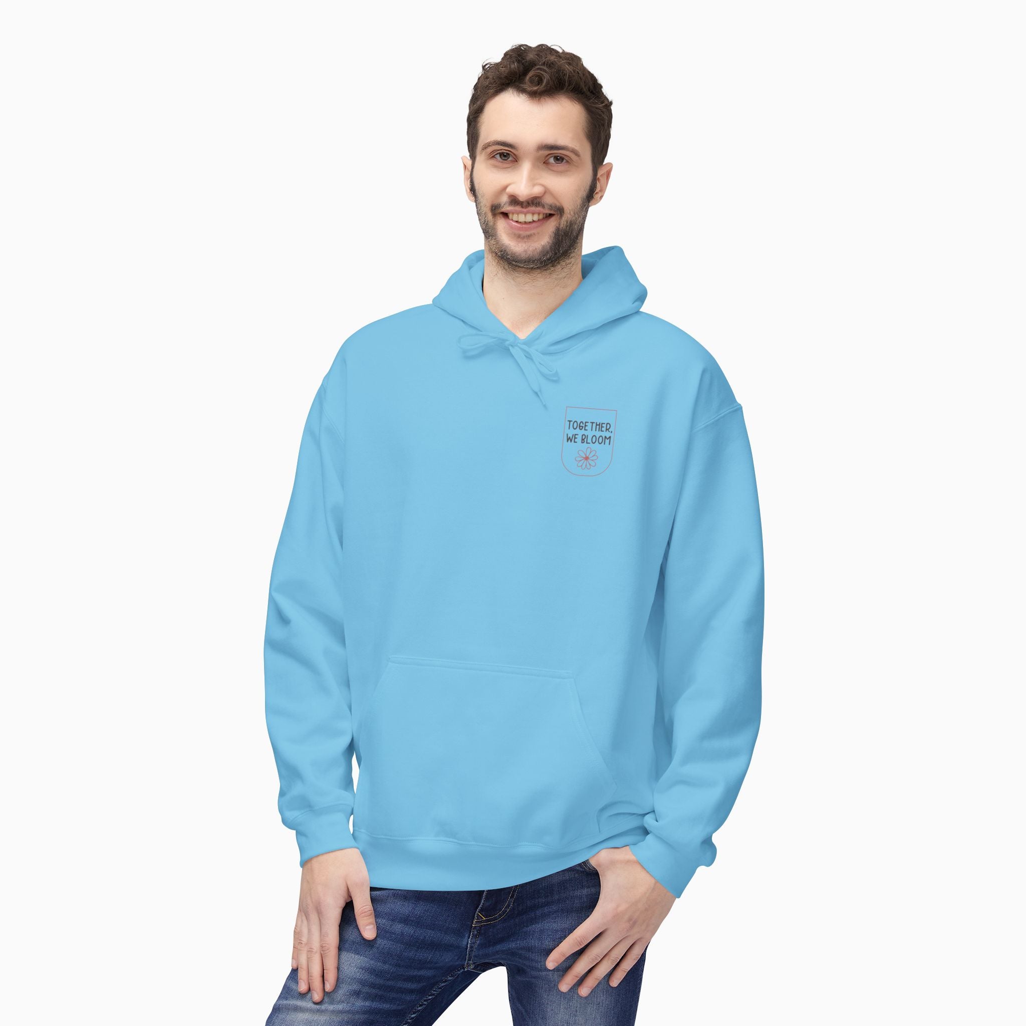 Together We Bloom Tag Free Hoodie