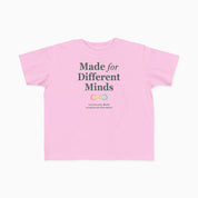 Autism Kids clothes - Made For Different Minds Toddler T-Shirt - Daily Bloom