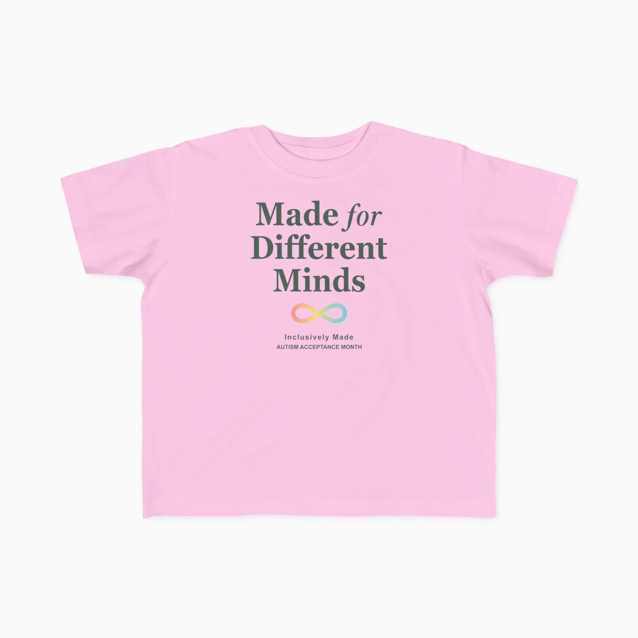 Autism Kids clothes - Made For Different Minds Toddler T-Shirt - Daily Bloom