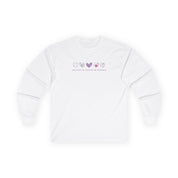 Autism Long - sleeve - Advocate Support Empower Love Hearts Long Sleeve T-Shirt - Daily Bloom