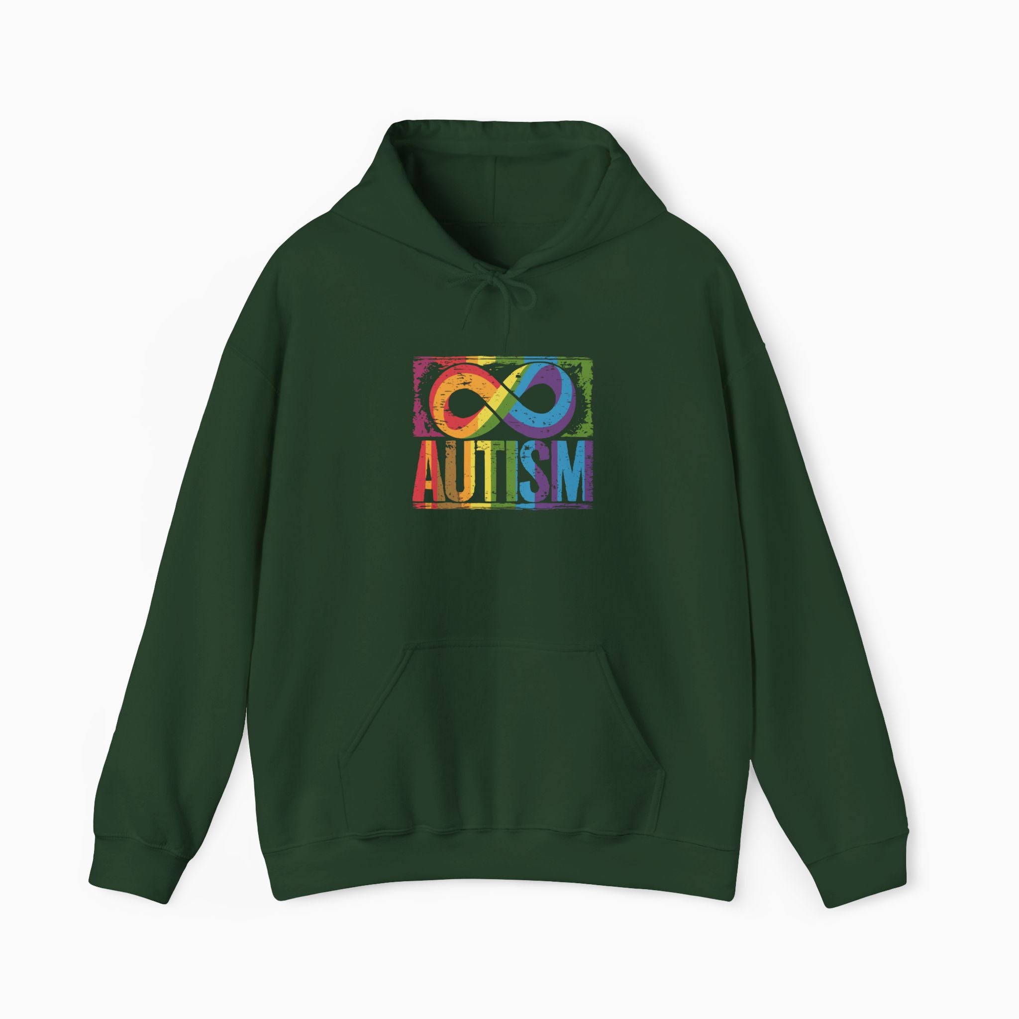Autism Grunge Infinity Rainbow Hoodie