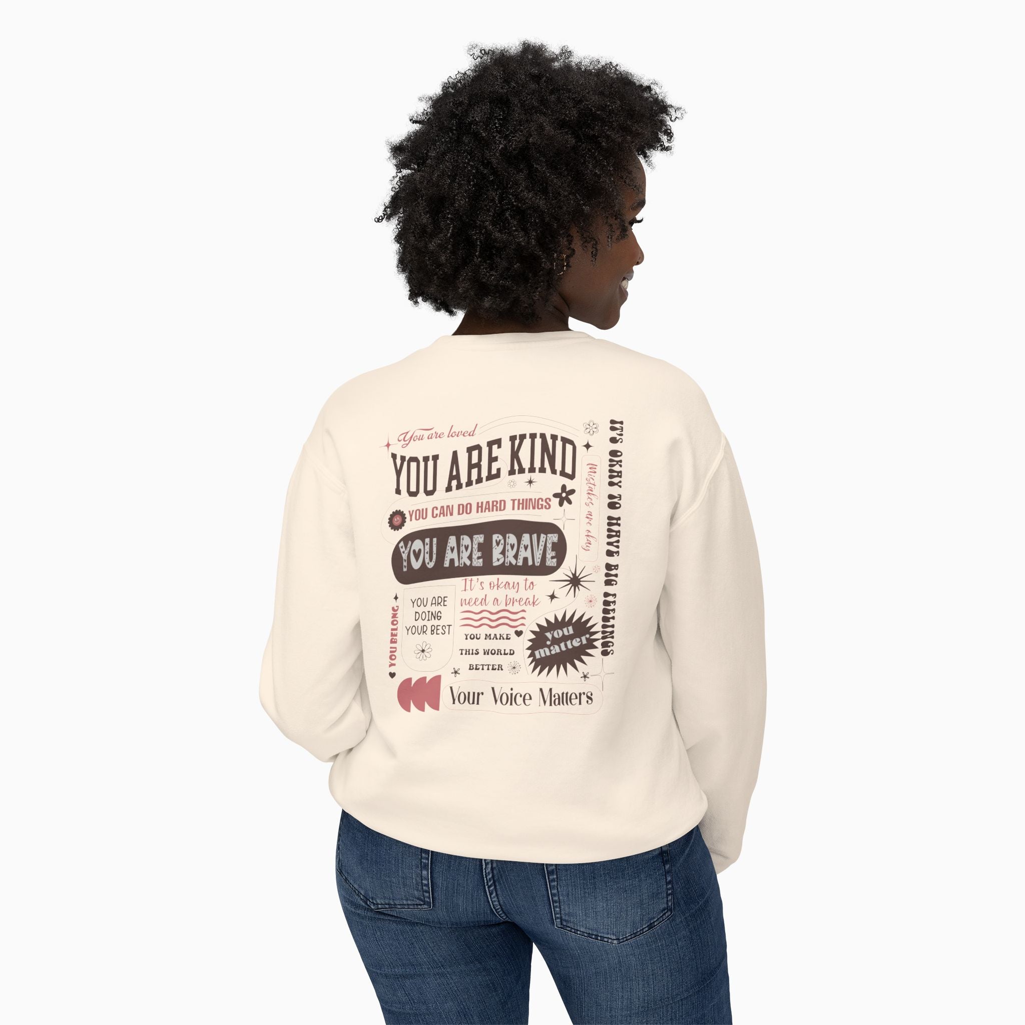 Together We Bloom Comfort Colors Lightweight Sweatshirt