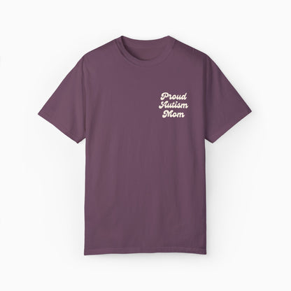 Proud Autism Mom Comfort Colors Tee