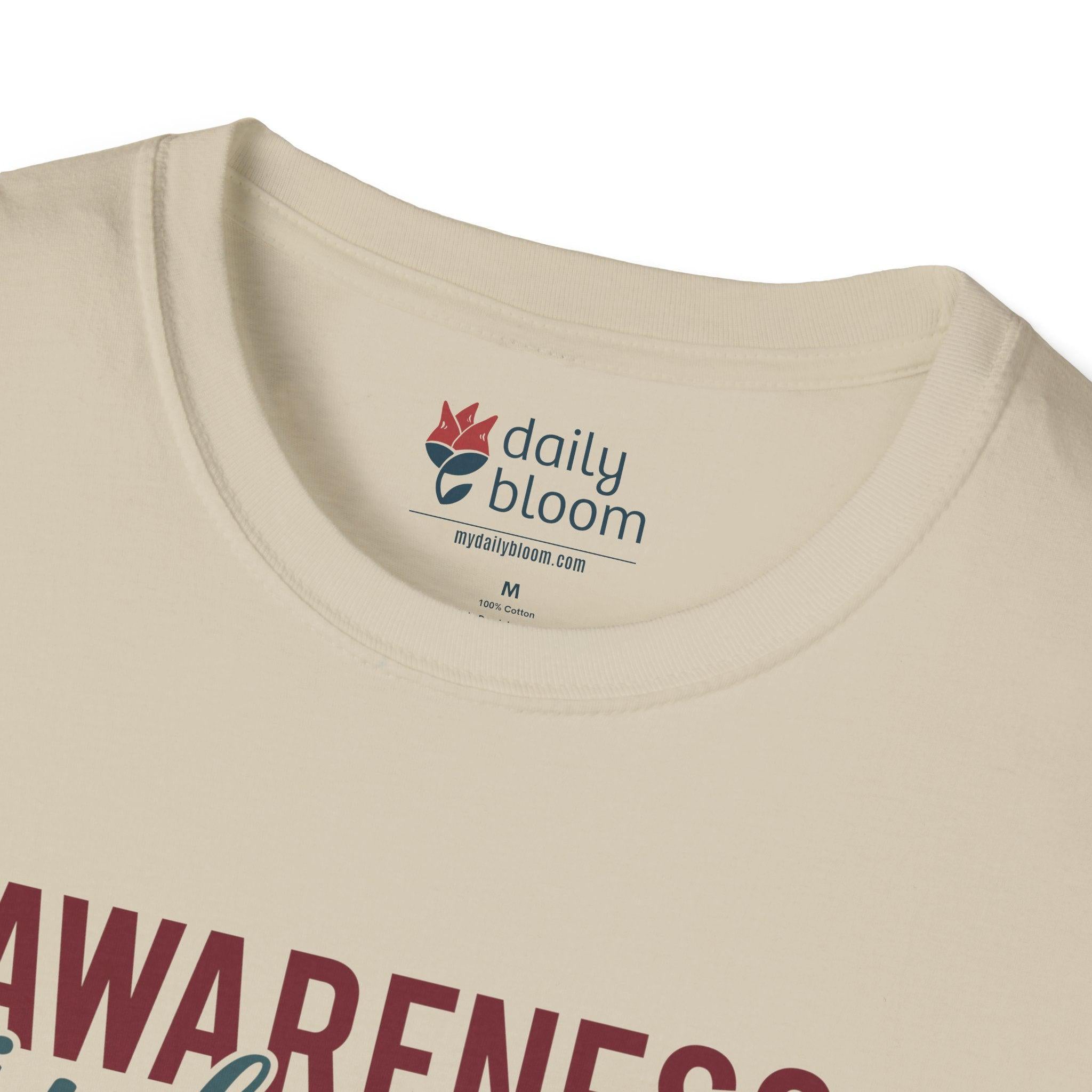 Awareness Informs Acceptance Transforms Tee-Neurodiversity, ADHD & Autism Awareness & Acceptance T-Shirt by Daily Bloom
