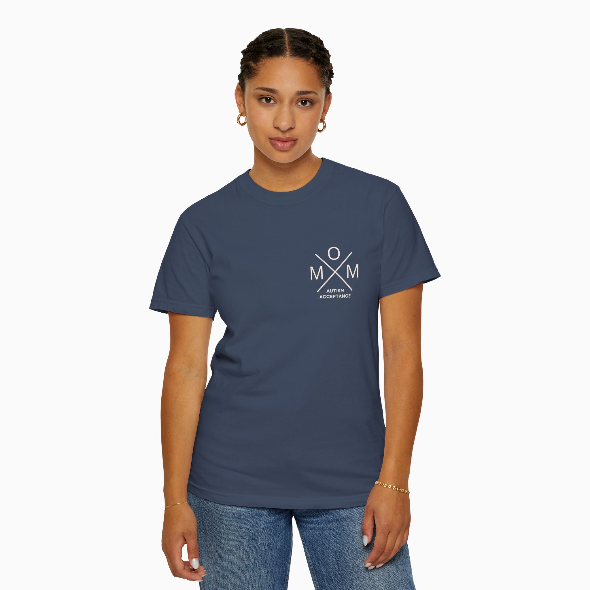 Mom Cross Comfort Colors Tee