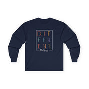 Autism Long - sleeve - Different Not Less Long Sleeve T-Shirt - Daily Bloom