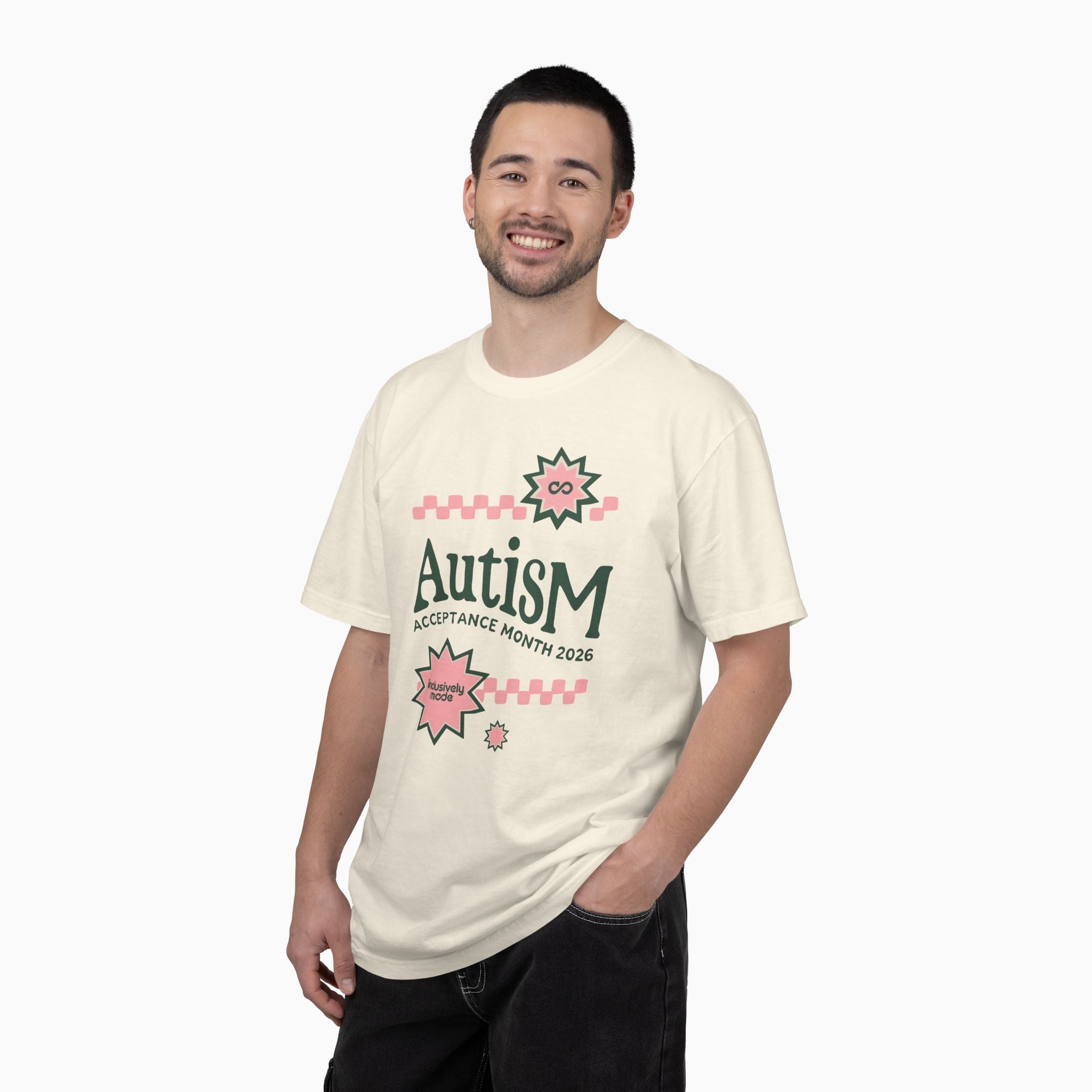 Autism T-Shirt - Autism Acceptance Month 2026 Inclusively Made Comfort Colors Tee - Daily Bloom