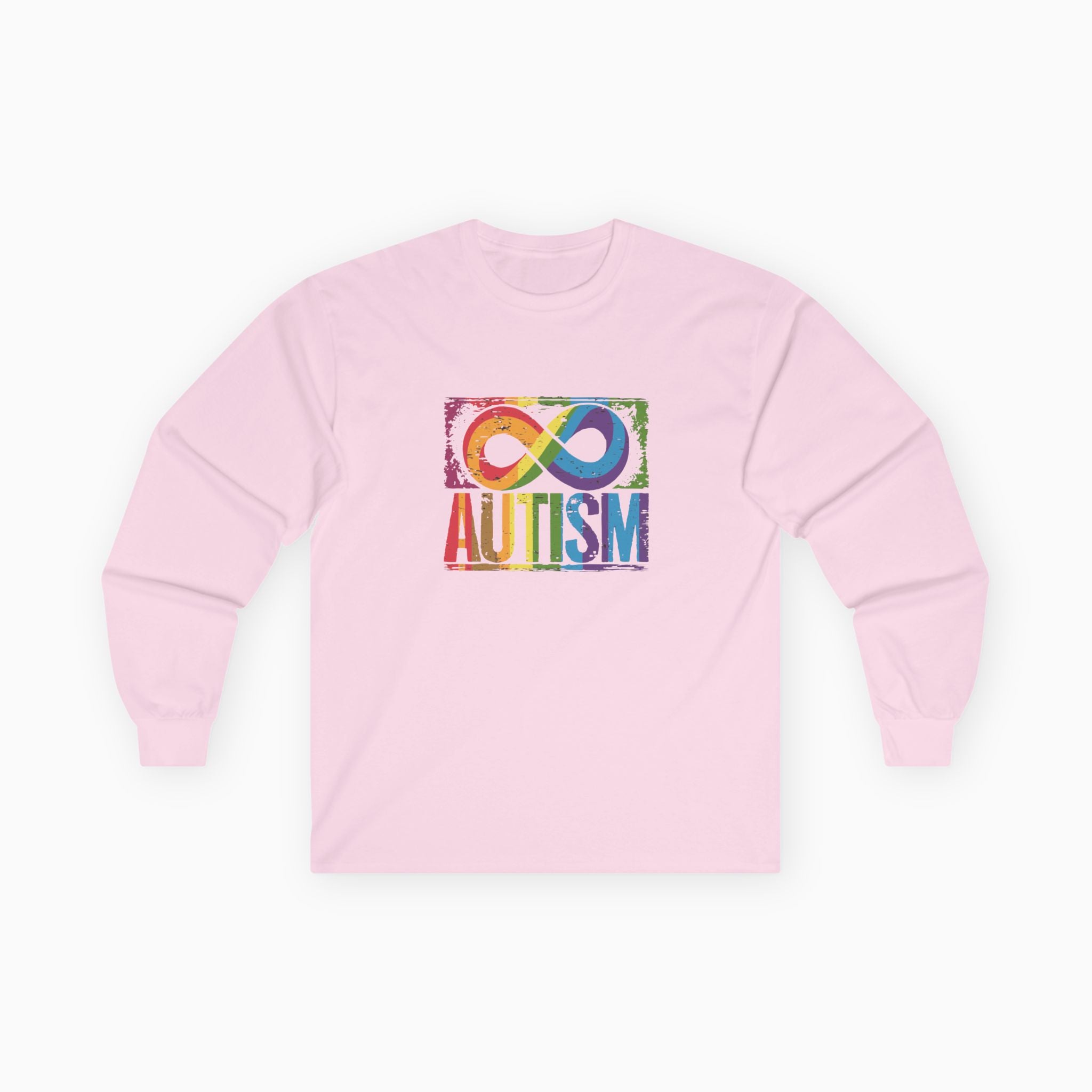 Autism Grunge Infinity Rainbow Long Sleeve T-Shirt