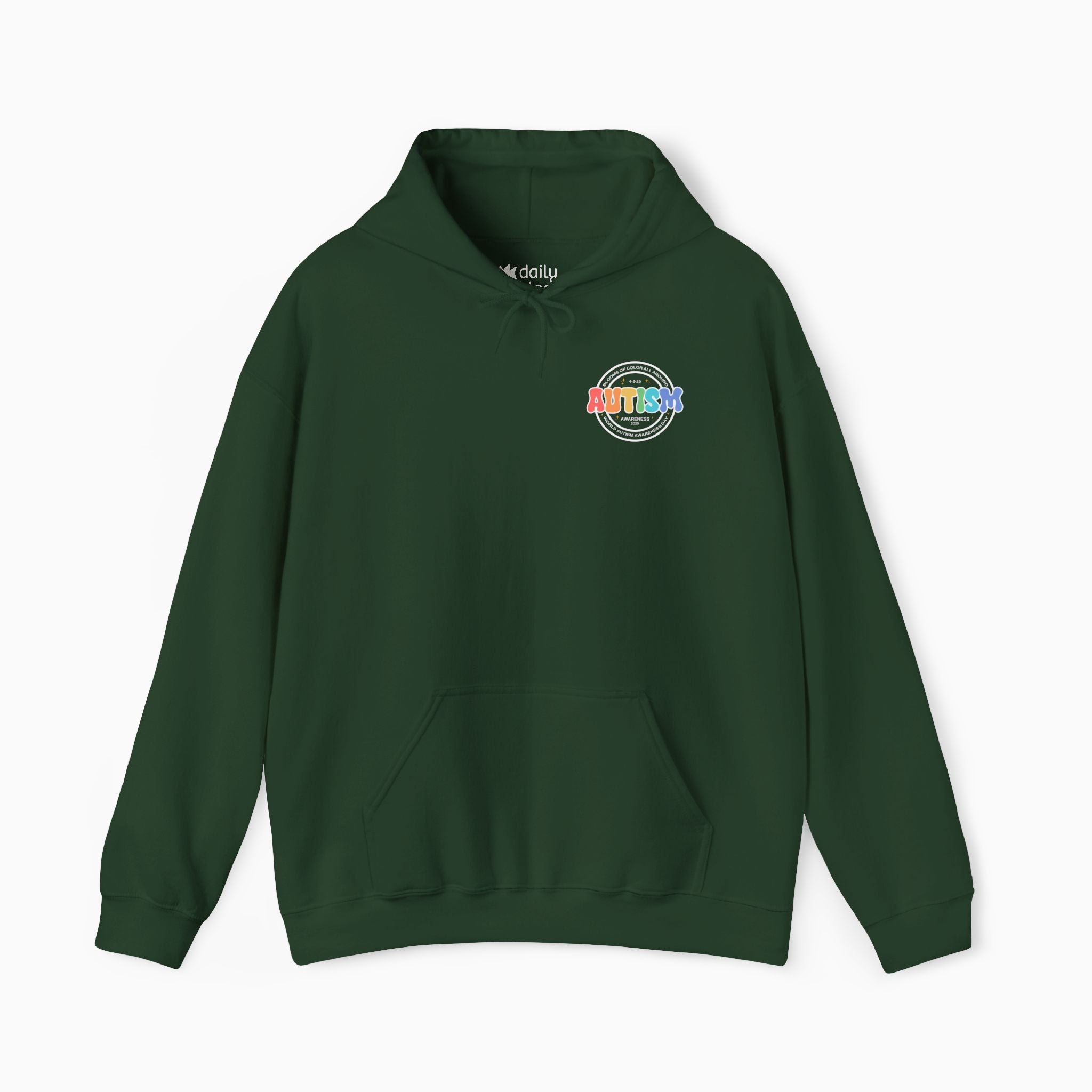 Autism Awareness 2025 - Blooms of Color All Around Hoodie