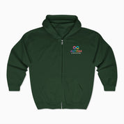 Autism Awareness 2025 - Infinity Acceptance Zip Up Hoodie