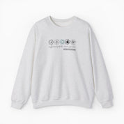 Different Petals Same Garden Flower Sketches Sweatshirt